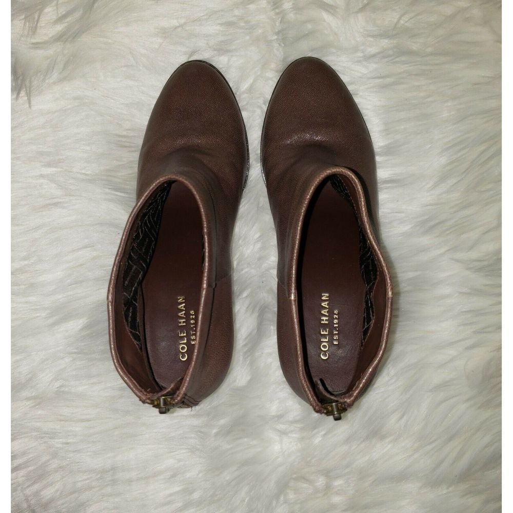 Cole Haan Grand OS Womens Brown Ankle Boots